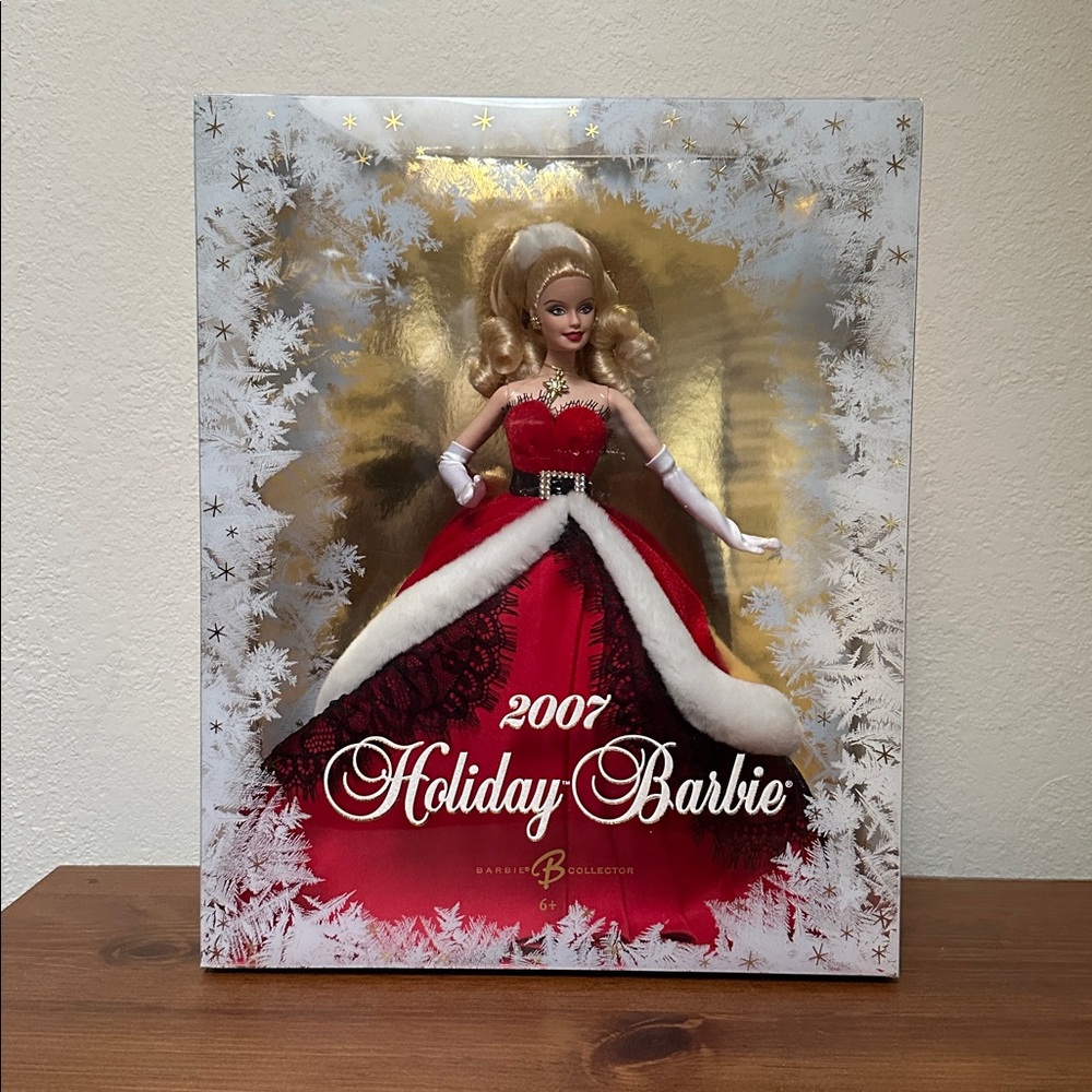 Barbie Holiday Doll in Festive Red and White